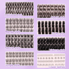 Kit Extension of Eyelashes Section with Remover and Glue
