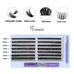 60D&80D Individual Lash Kit with 280pcs Clusters/Bond&Seal/Remover/Applicator