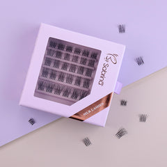 Paquete de pestañas sintéticas premium Sabrina Silk J Ashes
