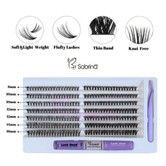 30D&40D Individual Lash Kit with 280pcs Clusters/Bond&Seal/Remover/Applicator