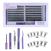 30D&40D Individual Lash Kit with 280pcs Clusters/Bond&Seal/Remover/Applicator