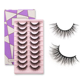 10 Pairs Faux Mink Value Lash Bundles-A01