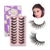 10 Pairs Faux Mink Value Lash Bundles-A03