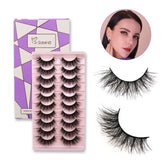 10 Pairs Faux Mink Value Lash Bundles-A05