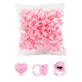 Disposable Eyelash Glue Ring, 100 Pieces