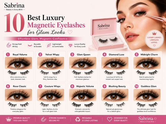 10 Best Luxury Magnetic Eyelashes for Glam Looks
