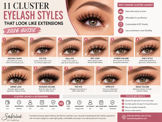 11 Cluster Eyelash Styles That Look Like Extensions 2026