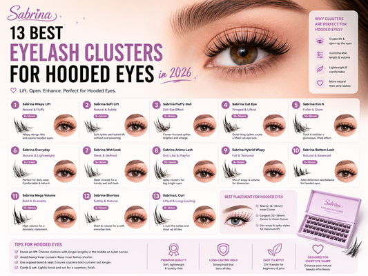 13 Best Eyelash Clusters for Hooded Eyes in 2026
