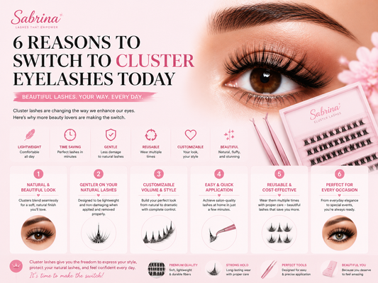 6 Reasons to Switch to Cluster Eyelashes Today