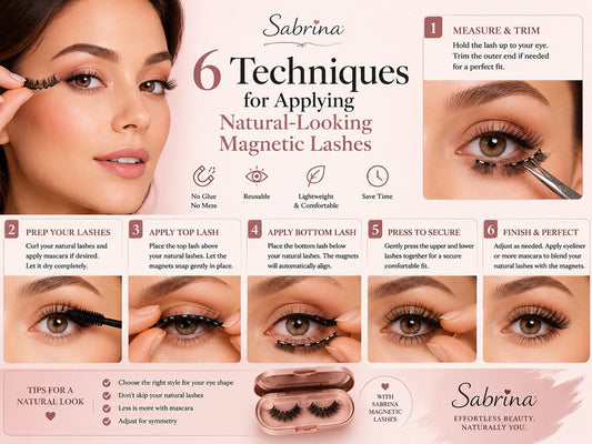 6 Techniques for Applying Natural-Looking Magnetic Lashes
