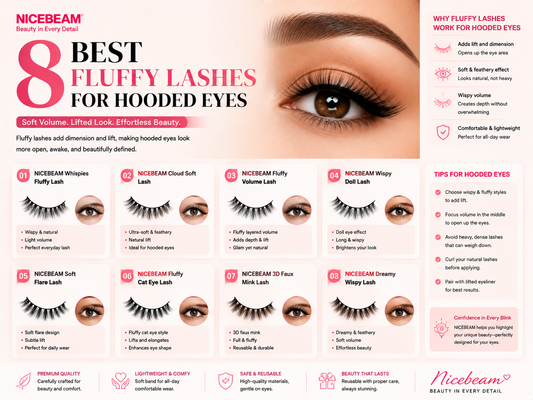 8 Best Fluffy Lashes for Hooded Eyes: An Expert Guide