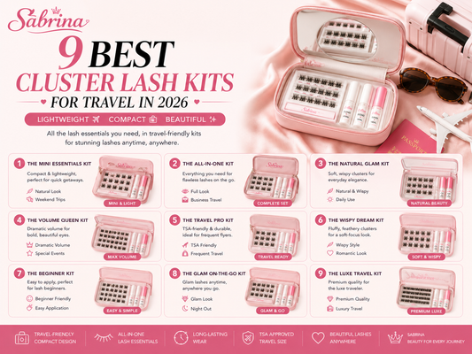 9 Best Cluster Lash Kits for Travel in 2026
