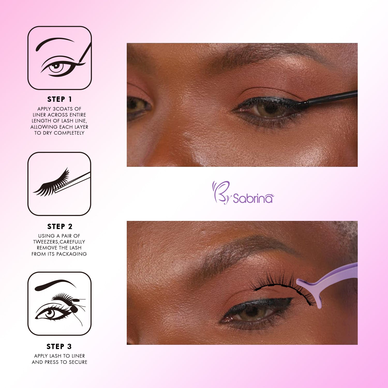 7 Pairs Magnetic Lash Kit with Segmented Lashes&Half Lashes/Eyeliner/Applicator