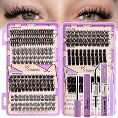 Kit Extension of Eyelashes Section with Remover and Glue