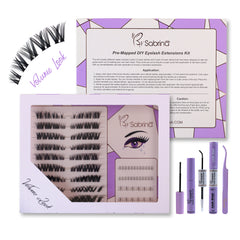 Volume Look Pre-Mappded DIY Eyelash Extensions Kit