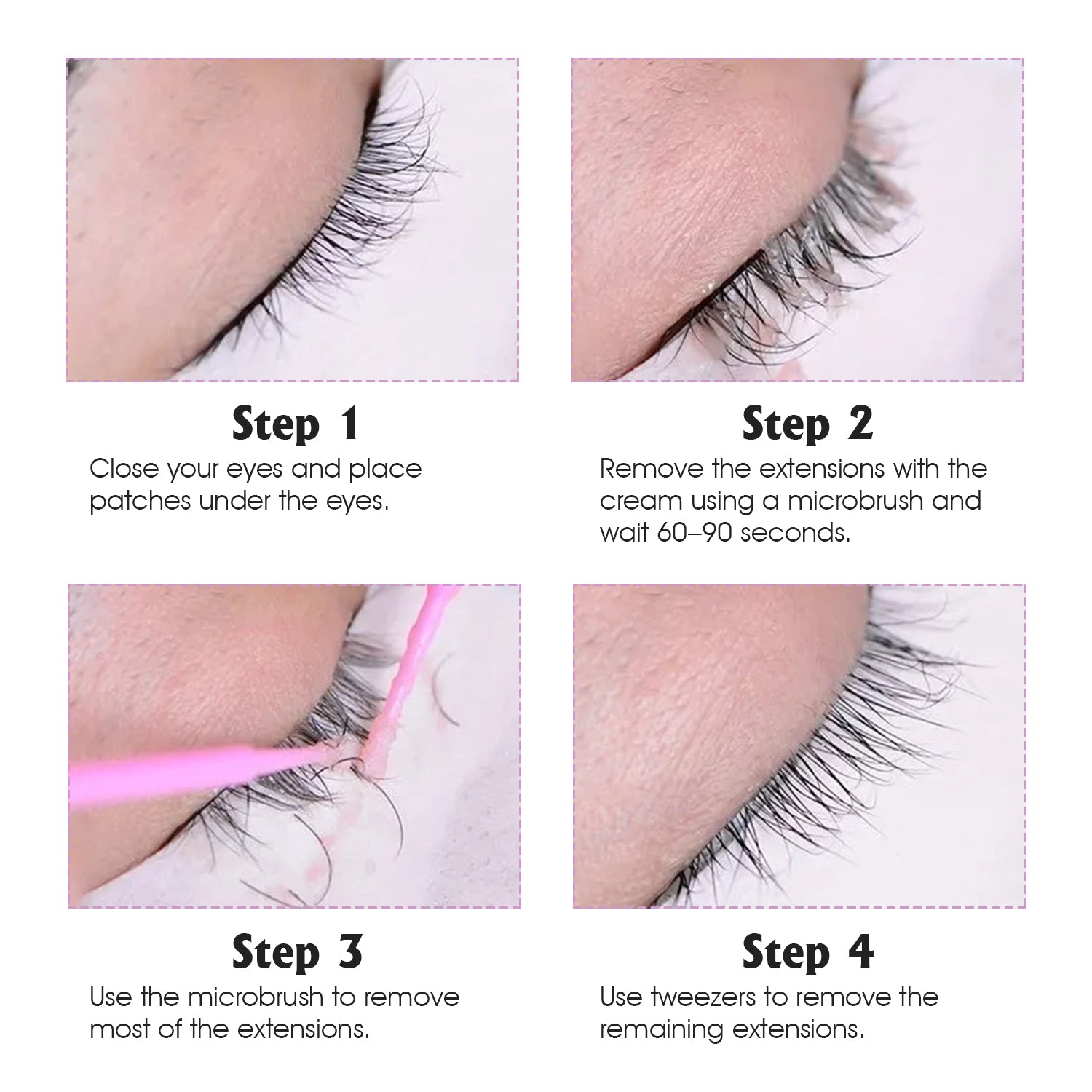 10g Cream Eyelash Extension Remover (for Mink Lashes) – Odorless, non-toxic, and harmless; removes quickly