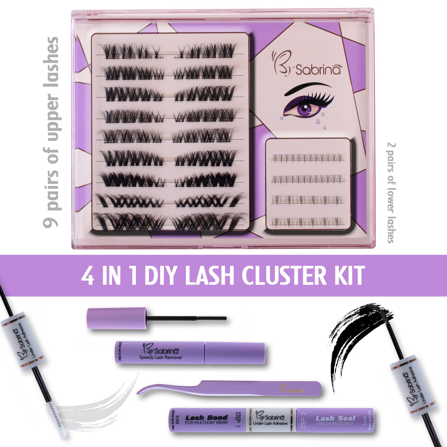 Volume Look Pre-Mappded DIY Eyelash Extensions Kit