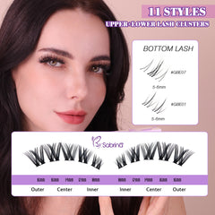 Volume Look Pre-Mappded DIY Eyelash Extensions Kit