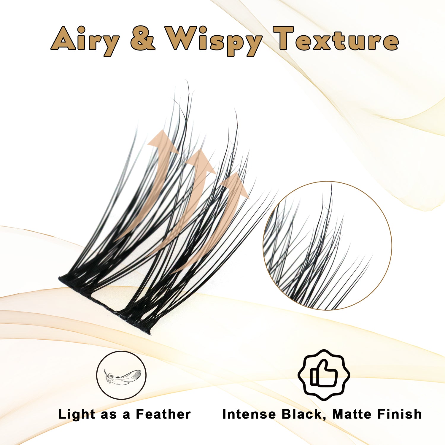 BY SABRINA Professional DIY Segment Lash Set – Wispy Airy, 4-in-1 “Celestial Dream” Kit + Free W-Strip Gift