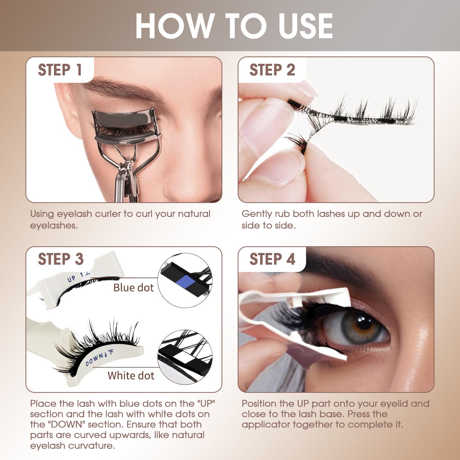 no glue lashes
