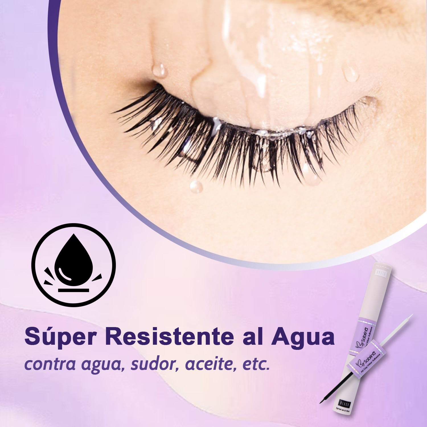 Hypoallergenic Waterproof 2-in-1 Eyelash Glue 10 ml