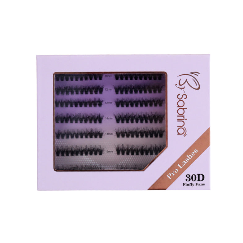 Eyelashesbysabrina Sabrina Pro Lashes 30D Fluffy Fans Premium Synthetic Bundle