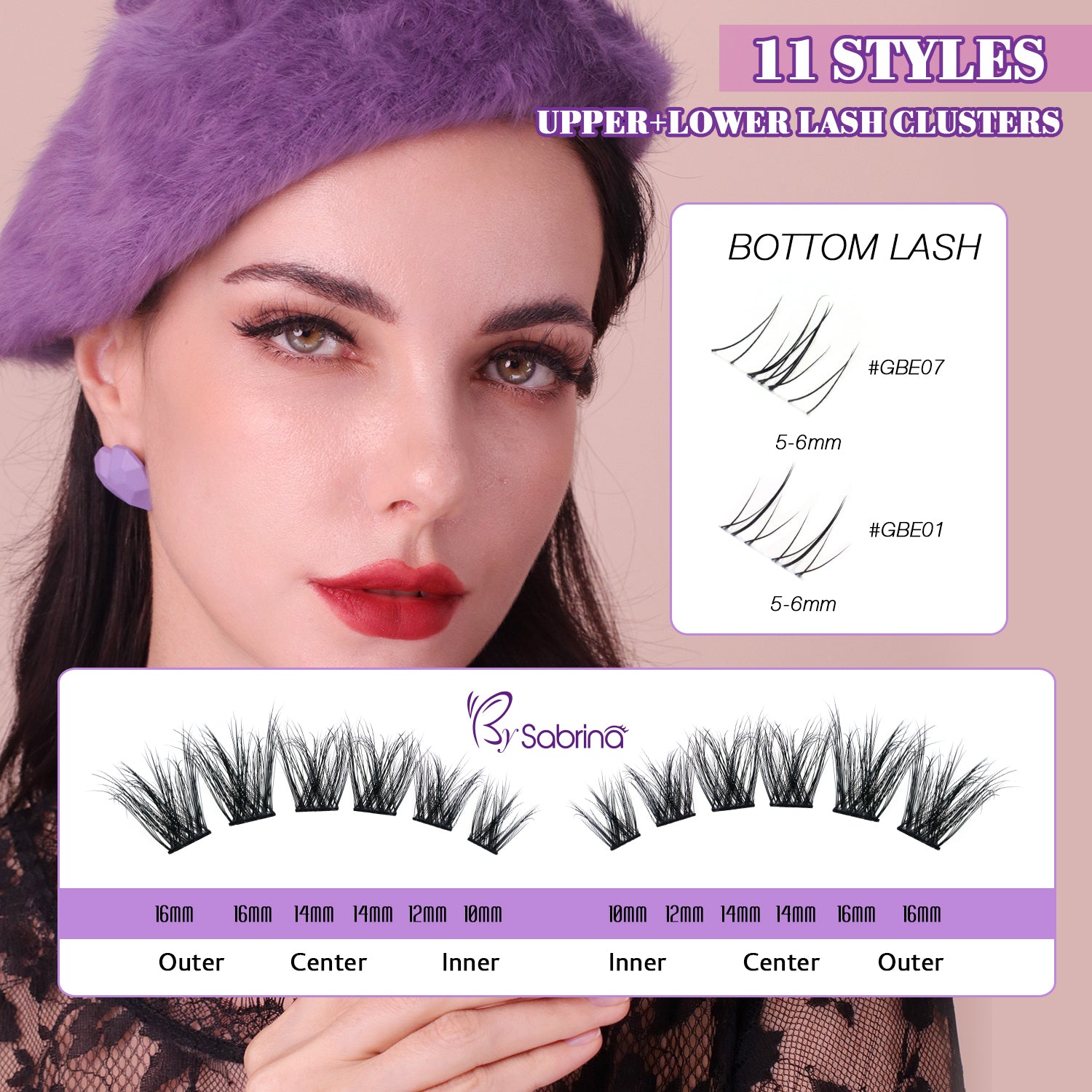 Hybrid Look Pre-Mappded DIY Eyelash Extensions Kit