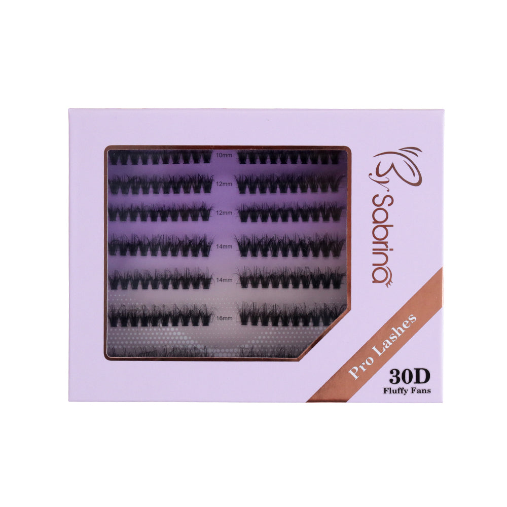 DIY 30D Fluffy Fans Lashes