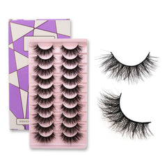 10 Pairs Faux Mink Value Lash Bundles-A05
