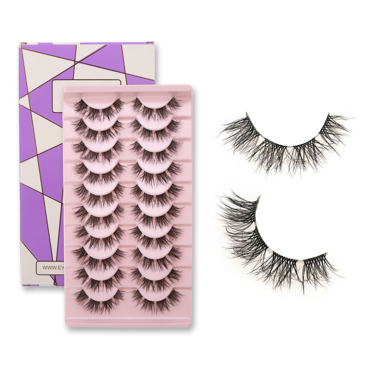 10 Pairs Faux Mink Value Lash Bundles-A27