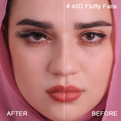 DIY 40D Fluffy Fans Lashes