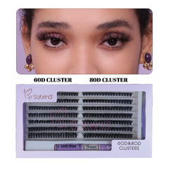 60D&80D Individual Lash Kit with 280pcs Clusters/Bond&Seal/Remover/Applicator