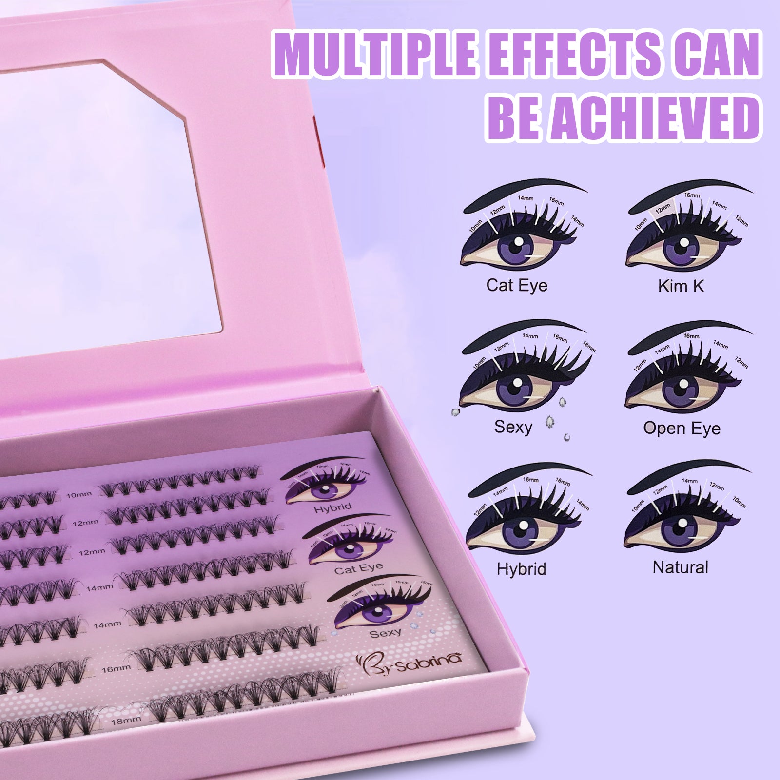The 6 Ways to Style Fluffy Lashes Like a Pro