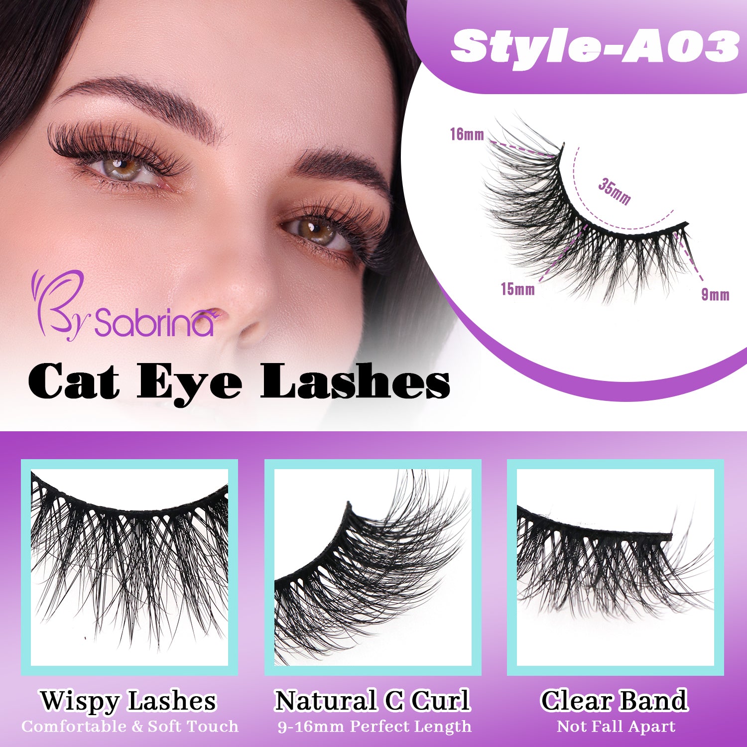 10 Pairs Faux Mink Value Lash Bundles-A03