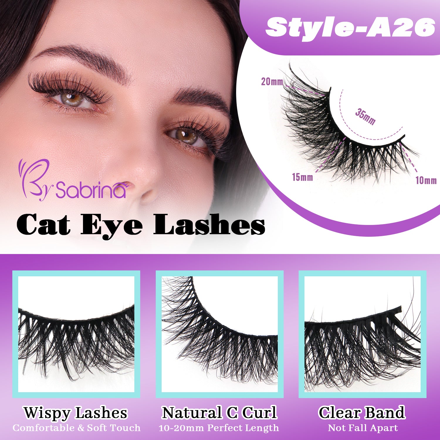 10 Pairs Faux Mink Value Lash Bundles-A26