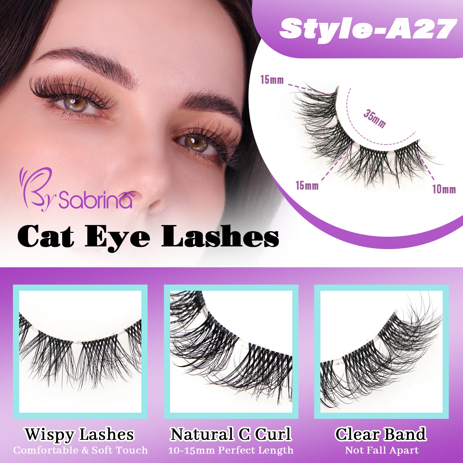 10 Pairs Faux Mink Value Lash Bundles-A27
