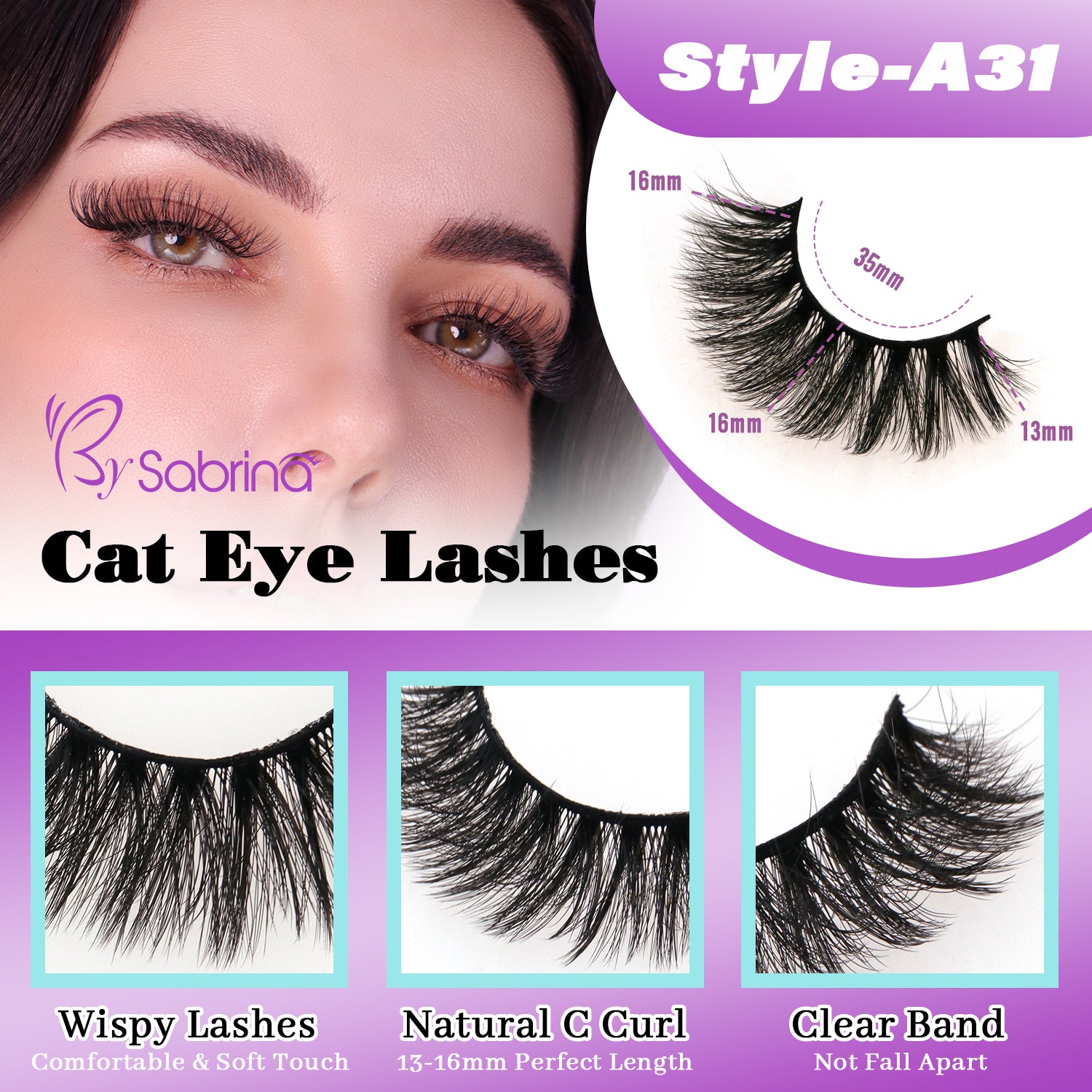 10 Pairs Faux Mink Value Lash Bundles-A31