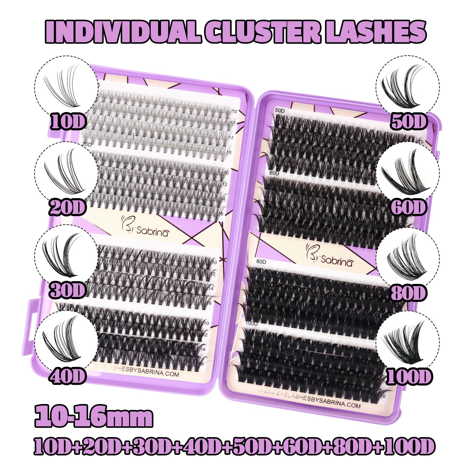 10D~100D Individual Lash Kit