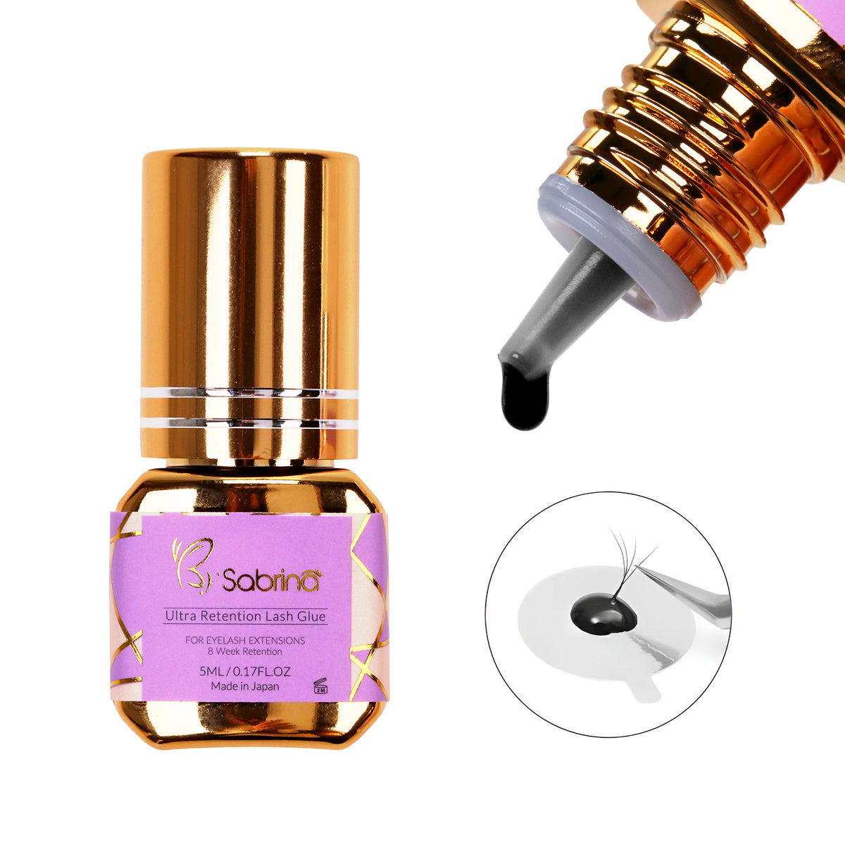 Adhesive Glue for Eyelash Extensions (5 ml)