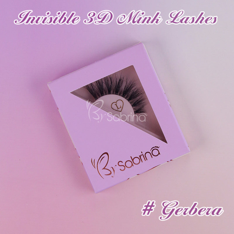 Gerbera Invisible 3D Mink Lashes