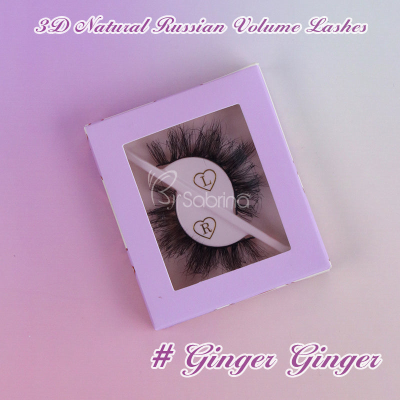 Ginger Ginger D Curl Natural Russian Volume Lash