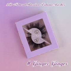 Ginger Ginger D Curl Natural Russian Volume Lash