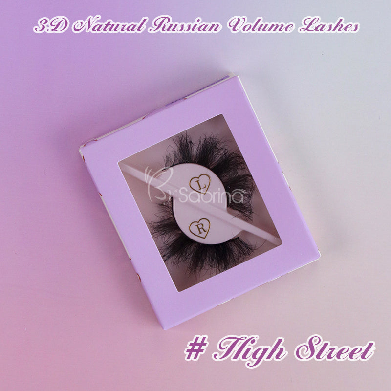 High Street D Curl Natural Russian Volume Lashes