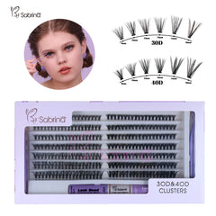 30D&40D Individual Lash Kit with 280pcs Clusters/Bond&Seal/Remover/Applicator