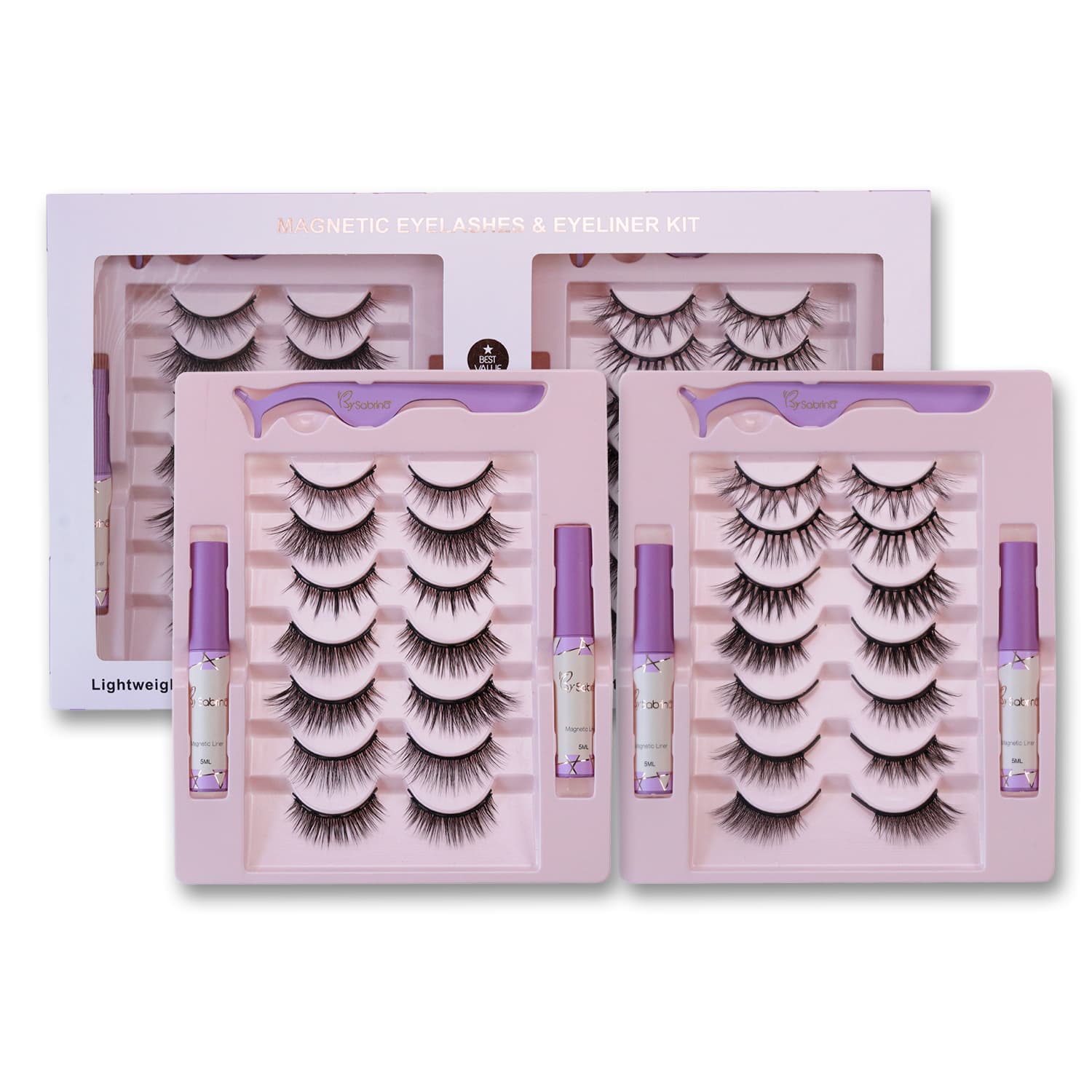14-Pair Complete Magnetic Lash & Eyeliner Mega Set