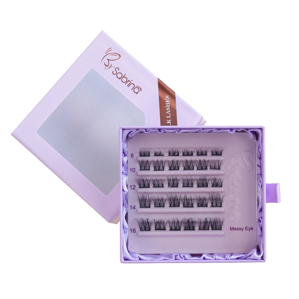 3. By Sabrina Messy Eye Fluffy Silk Lashes
