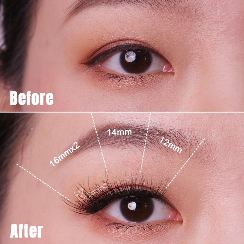 Natural Set Volume Triple-Bonded Lashes