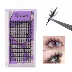 Wispy Anime Lashes Fluffy Tower Tip Premade Volume Eyelash Extensions #Type A