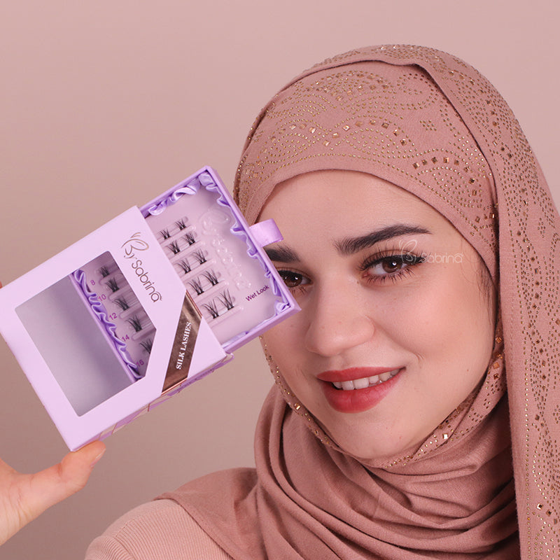 Wet Look Wispy Silk Lashes