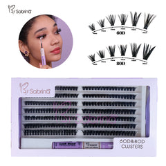 60D&80D Individual Lash Kit with 280pcs Clusters/Bond&Seal/Remover/Applicator